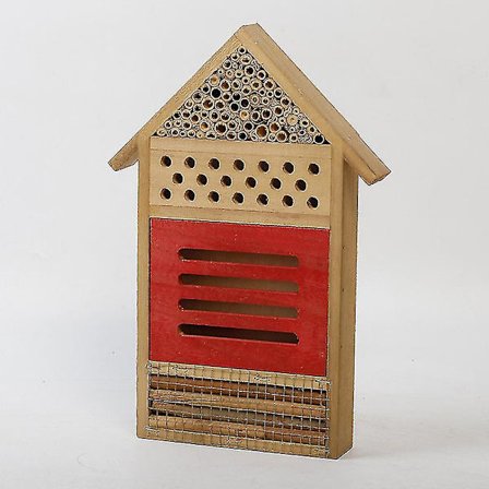 Puinen hyönteishotelli, täydellinen kotipuutarhan koristelaatikko, puinen hyönteishotelli, puinen hyönteishotelli, leppäkerttuille ja pitsi siiville