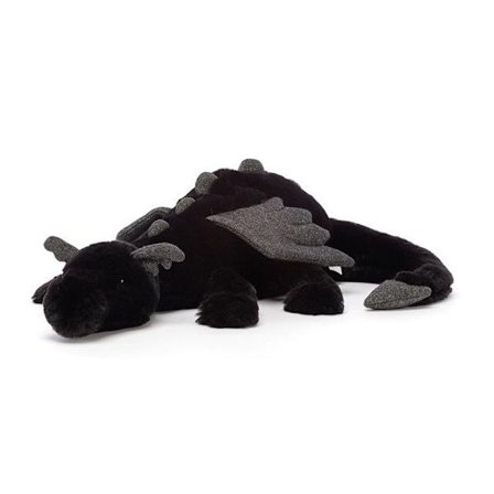 50CM Onyx Dragon Jellycat Serie Plyslegetøj