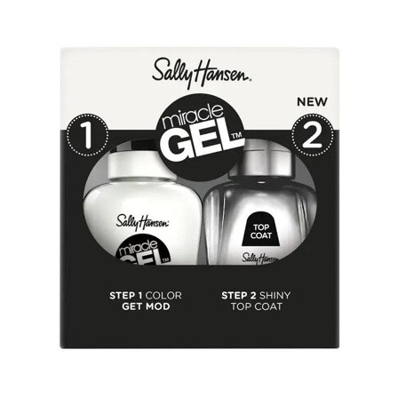 Sally Hansen Miracle Gel Duo Pack Top Coat + Smalto Colore 900