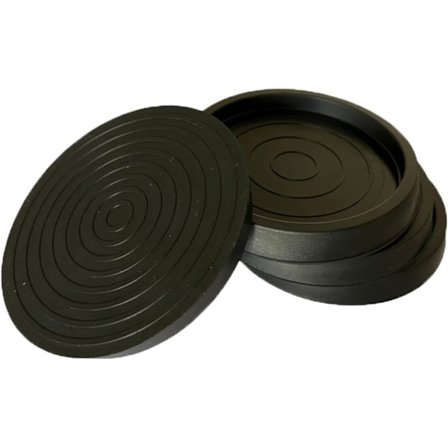 Møbelmatte gulvbeskytter, 4 stk stoleben gulvbeskytter, sklisikker møbelmatte for å beskytte tregulv og alle harde overflater