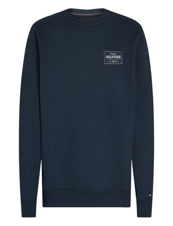 Monotype Label Sweatshirt Navy Tommy Hilfiger