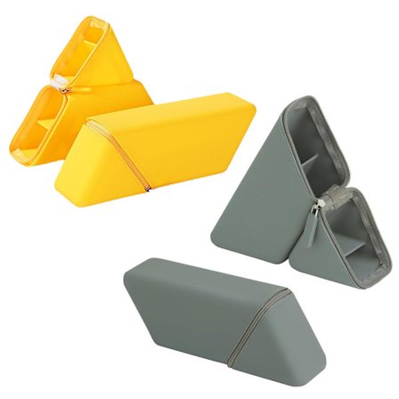 Penal Portabelt Penneholder Silikon Type Høyverdig stor kapasitet silikon penal vertikal silikon pennveske