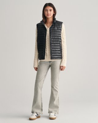 GANT - Lett boblevest til tenåringer black