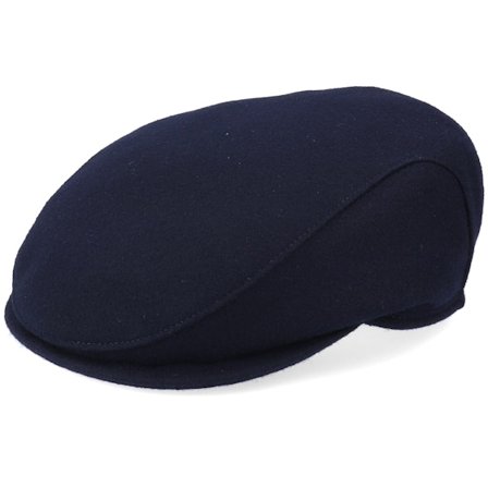 Wigéns - Ivy Slim Cap Dark Blue Flat Cap Flatcap Blue Cap - @ Hatstore