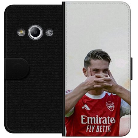 Kompatibelt Lommeboketui til Samsung Galaxy Xcover 3 Nær bilde av målfeiring i kamptrøye