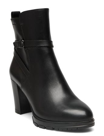 Women Boots Shoes Boots Ankle Boots Ankle Boot - Heel Svart Tamaris*Betinget Tilbud