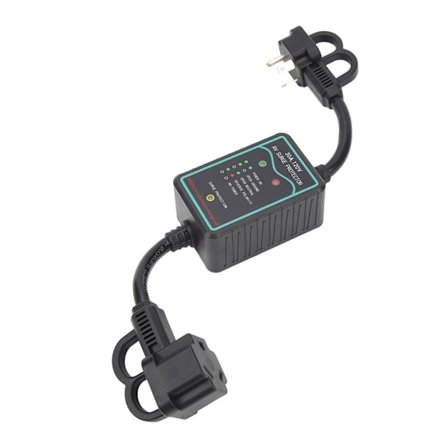 30A 120V RV överspänningsskydd 2100J väderbeständig värmeisoleringskretsanalysatorskyddsenhet för husbil