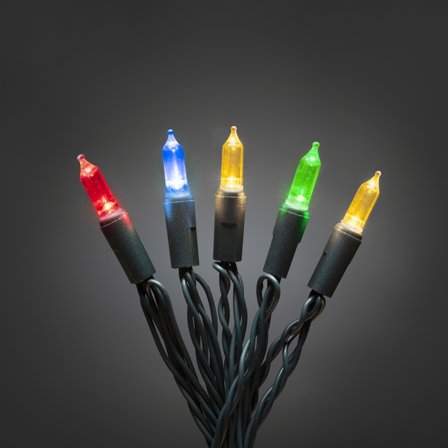 Konstsmide 6020-500 Lysslynge farget, grønn kabel 11,85 m, Belysning