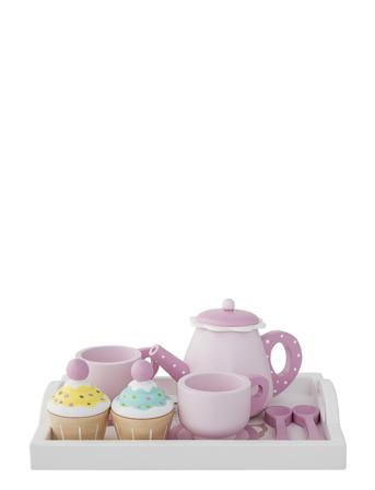 Falke Play Set, Food, Rose, Lotus Toys Toy Kitchen & Accessories Coffee & Tee Sets Multi/mönstrad Bloomingville