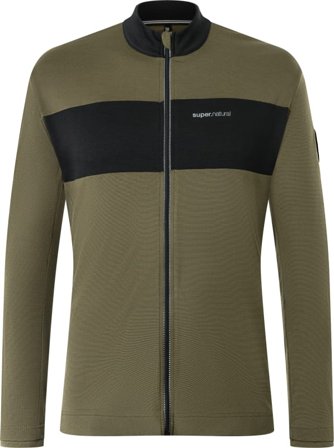 Super.natural Men's Gravier Long Sleeve Jersey Men long-sleeved training tops Green L