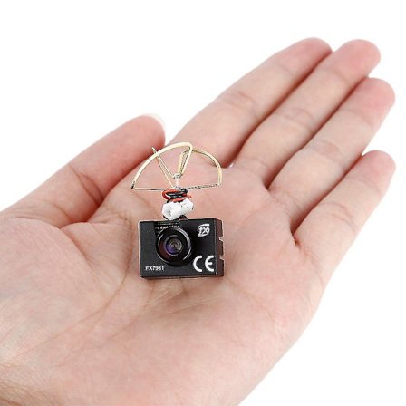 FX798T 5.8G 25mW 40-kanals AV-sender med kamera