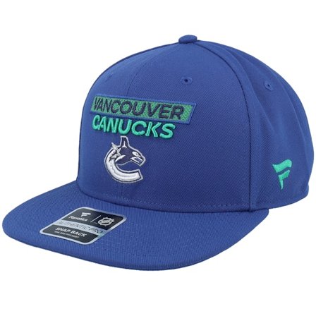 Fanatics - Vancouver Canucks Authentic Pro Rink Prime Blue Snapback Snapback Blue Cap - NHL @ Hatstore