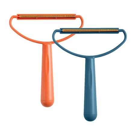 Bærbar fnugfjerner manuel fuzz shaver dobbeltsidet genanvendelig børste til tøj og tæpper