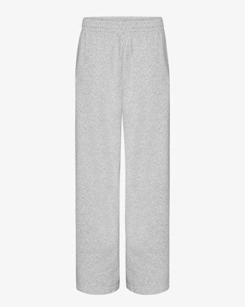 Organic Straight Leg Sweatpants - Snow Melange