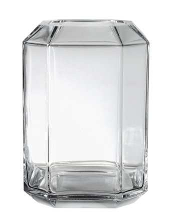 LOUISE ROE Jewel Vase, Giant Clear - Nude - H26CM