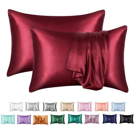 Satin Örngott 2-pack (utan fyllning) Vin 51*102cm