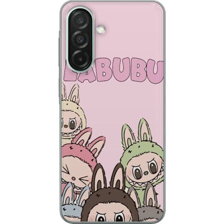 Samsung Galaxy A26 Läpinäkyvä kuori Labubu Pop Mart Karaktärer Figurer Samlarobjekt Populär