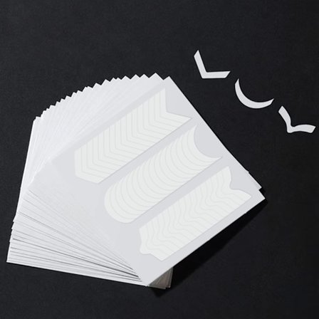 3 Designer Ranskalaista Manikyyri Kynsitaidetarraa, Itsekiinnittyvät Kynsitarroja