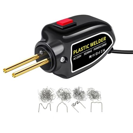 Plast sveiser 220v Ny varmluftpistol Varm stiftemaskin Plast sveiser Loddebolt Spiker støtfanger reparasjon