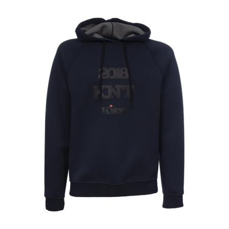 Kiton Hoodie , Blauw , Heren , Maat: M