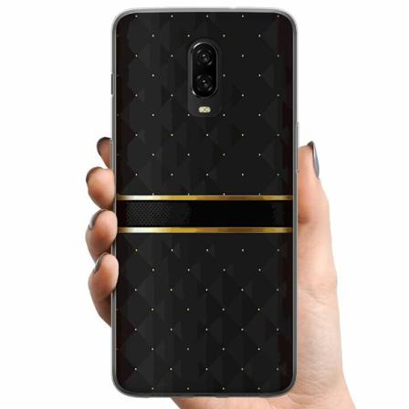 Oneplus 6t Tpu Mobilskal Golden Stripes