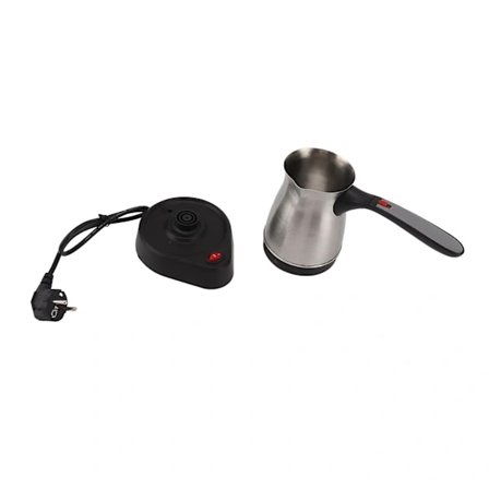 500 ml 600 W Turkkilainen kahvinkeitin kokoontaitettavalla palovammasuojakahvalla EU-pistoke 220 V Sähköinen turkkilainen kahvipannu kahvin 