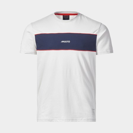 Camiseta Musto 64 Logo, Platinum, hombre, Small