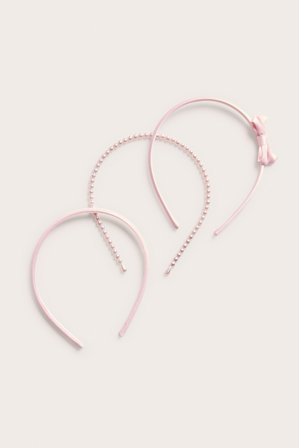 Kappahl | Opaska 3-pak | Jasnoróżowy