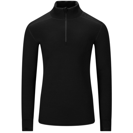 Aclima Fleecewool V2 Polo W/ Zip Jet Black