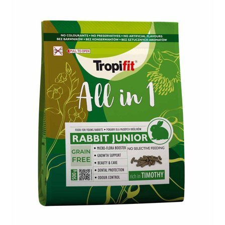 Tropifit Junior Kaninmat - 500g
