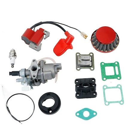 47cc 49cc motorforgasser med Pod luftfilter 2-takts for lomme sykkel Mini Quad ATV Dirt Bike MiniMoto Go Kart Buggy [DmS]