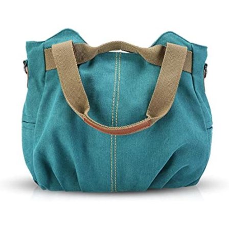 Dame Canvas Håndveske Skulderpose Dame