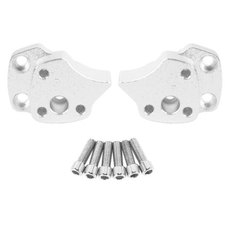 25mm styreforhøyere Kompatibel for Fjr1300 Fjr 1300 2001-2005 Sølv Styreforhøyere Motorsykkel 2024AA