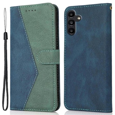 For Samsung A56 5G Two-Tone Leather Wallet Case Protective Flip Stand Multicolor