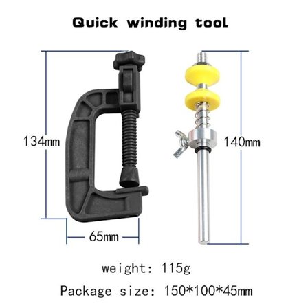 Fishing Line Winder System Line Winder SVART SVART