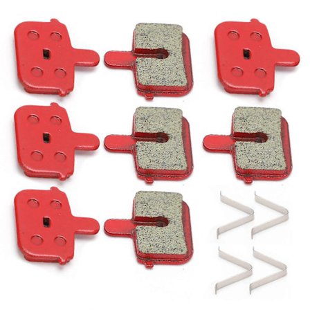 {CA}Bromsbelägg i förpackningar, hållbara semi-metalliska bromsbelägg i harts som är kompatibla med elfordon, mountainbikes och cyklar