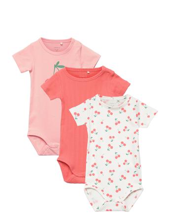 Nbfhejsa 3P Ss Body Bodies Short-sleeved Multi/mønstret Name It