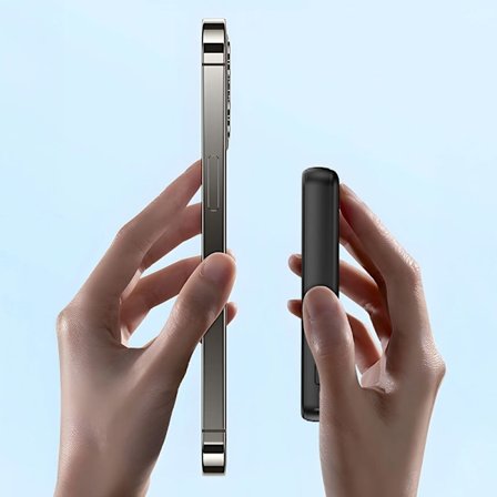 Dudao Powerbank med ställ 10000mAh 20W USB, USB-C och MagSafe -