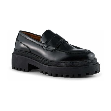 Shoe the Bear, Iona loafers leather - Black Polido High Shine Zwart, Dames, Maat:38 EU