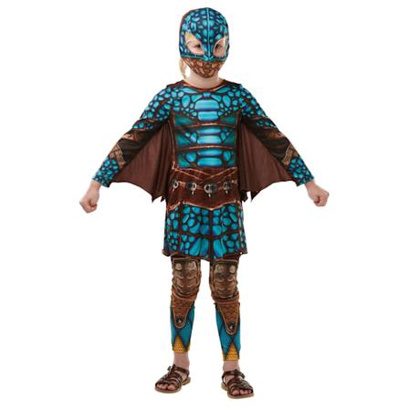 Hur man tränar din drake flickor Deluxe Astrid Battlesuit kostym Blue/Brown 9-10 Years