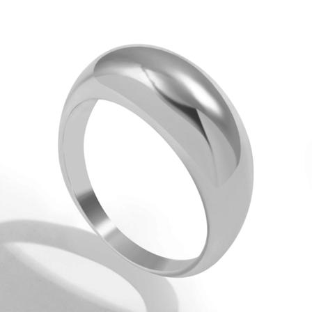 2 stk Punk Hip Hop Chunky Ringe Til Kvinder Trendy Geometrisk Circle Stack Guld Sølv Ring Minimalistisk Fest Bryllupssmykker Silver