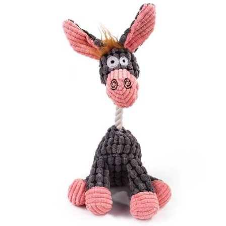 (Rosa), 1 Pack Hund Leksaker Pip Leksaker, Plysch Hund Leksaker, Interagera