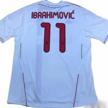 Zlatan Ibrahimovic AC Milan Fotballdrakt T-skjorte Sesongen 11-12 11-12 AC Milan-FA- 11-12 AC Milan XXL