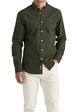 Morris Douglas Shirt Skjortor Herr Grön L