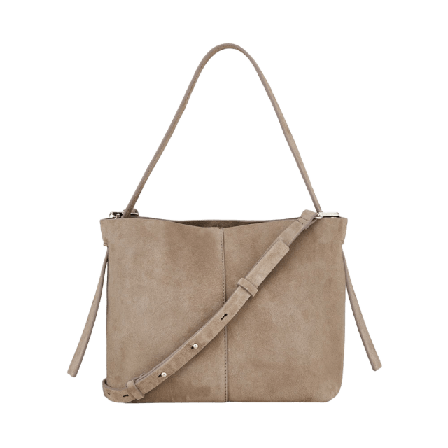 Becksöndergaard Suede Fraya Small Bag Väskor & plånböcker Dam Grå 24 x 22 cm