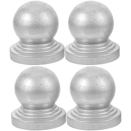 4 stk. Hegnstolpe Hætter Kugleformet Stolpe Hætter Metal Hegn Hætter Hegn Beskytter til Have