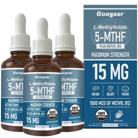 L-metyylifolaatti 15mg metyyli B12 -kofaktorilla - Aktiivinen 5-metyylitetrahydrokannabinolimuoto