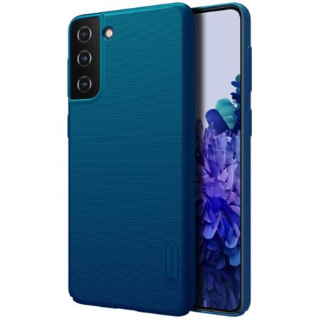 Samsung Galaxy S21 Plus - Nillkin Shield Frostat Skal - Blå Blue Blå