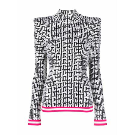 Balmain Turtlenecks Sort, Dame Rullekraver
