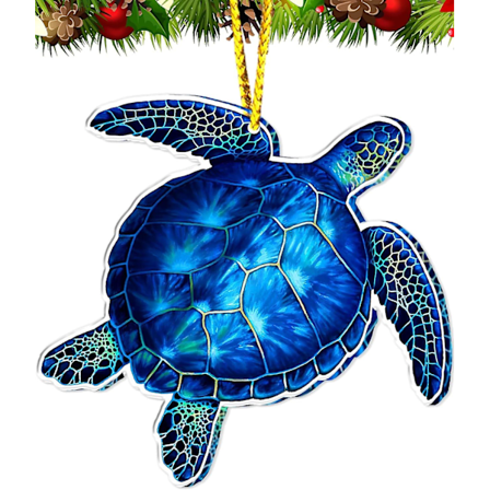 2 kpl Merikilpikonnan Koriste - Joulu Merikilpikonnan Lahjat Naisille Ja Teini-Tytöille